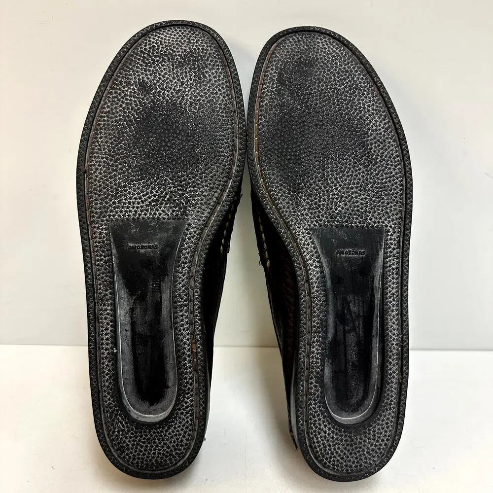 RARE Rancourt & Co. x Bill's Khakis Bison Penny Loafer Camp Moc Maine USA 11 D
